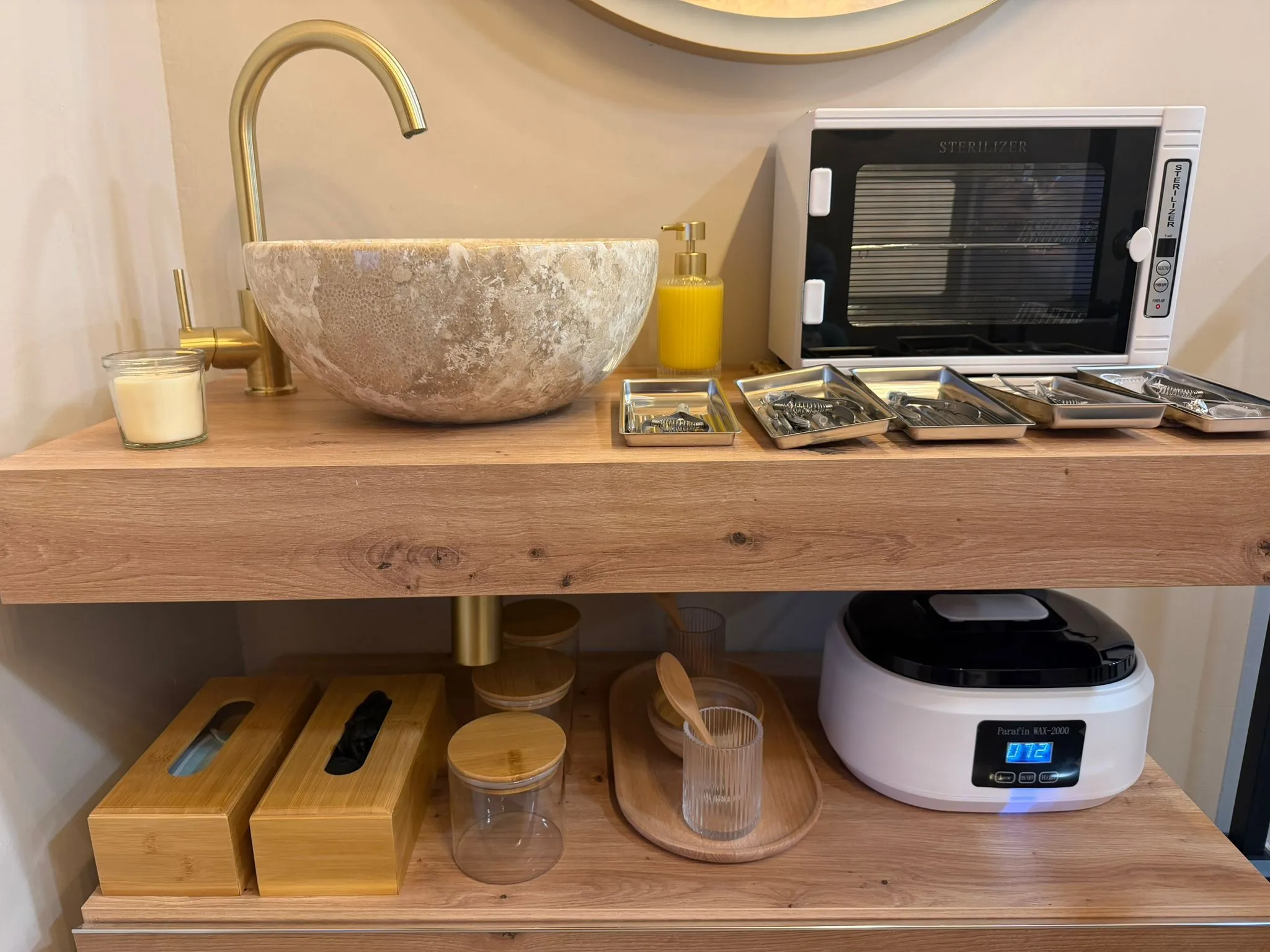 Herramientas de trabajo esterilizadas y de máxima calidad